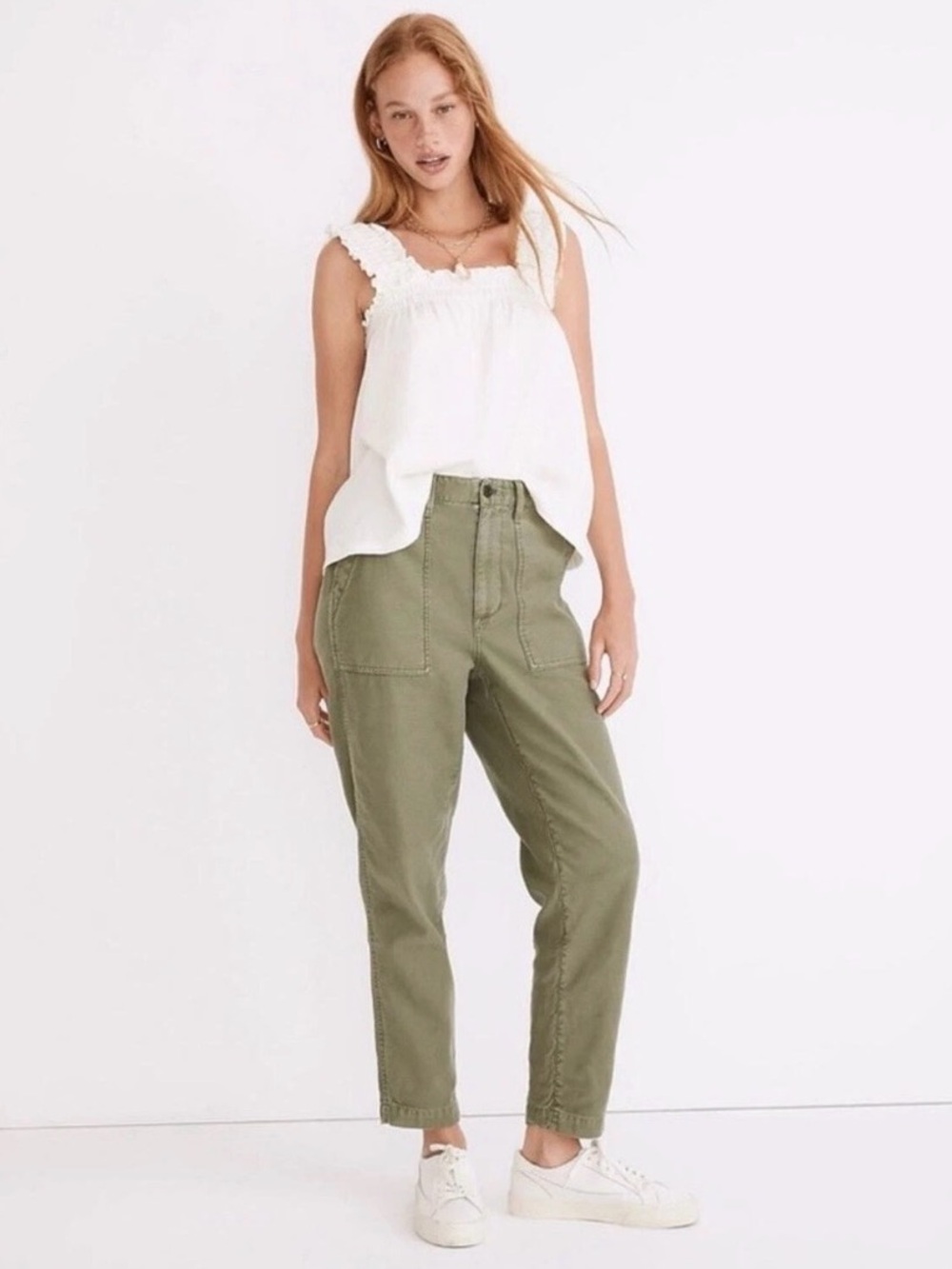 Madewell- The Darted Barrel Leg
Utility Pants